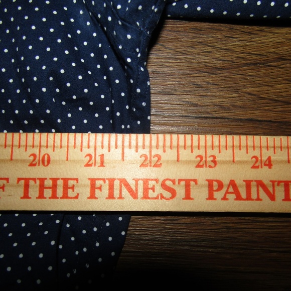 Tommy Hilfiger White Blue Dot Shirt Sz 16 1/2 - Picture 4 of 7